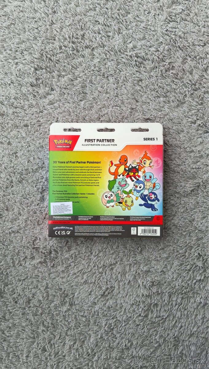 Pokémon First Partner Illustration Collection Series 1 - 3