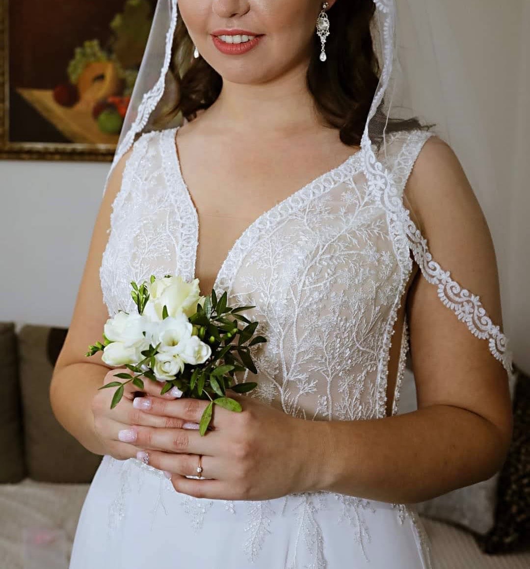 Svadobné šaty ako pierko - 3