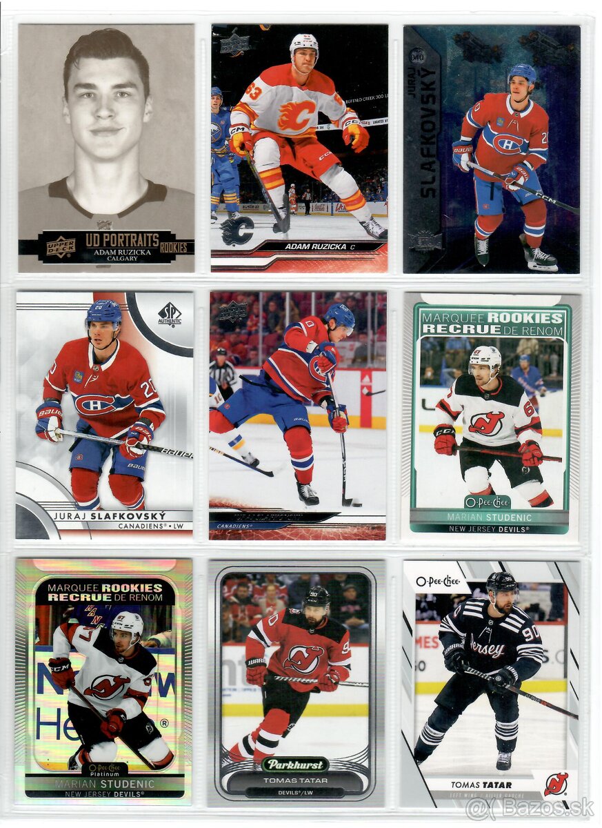 Predam hokejove karticky slovakov v NHL - 3