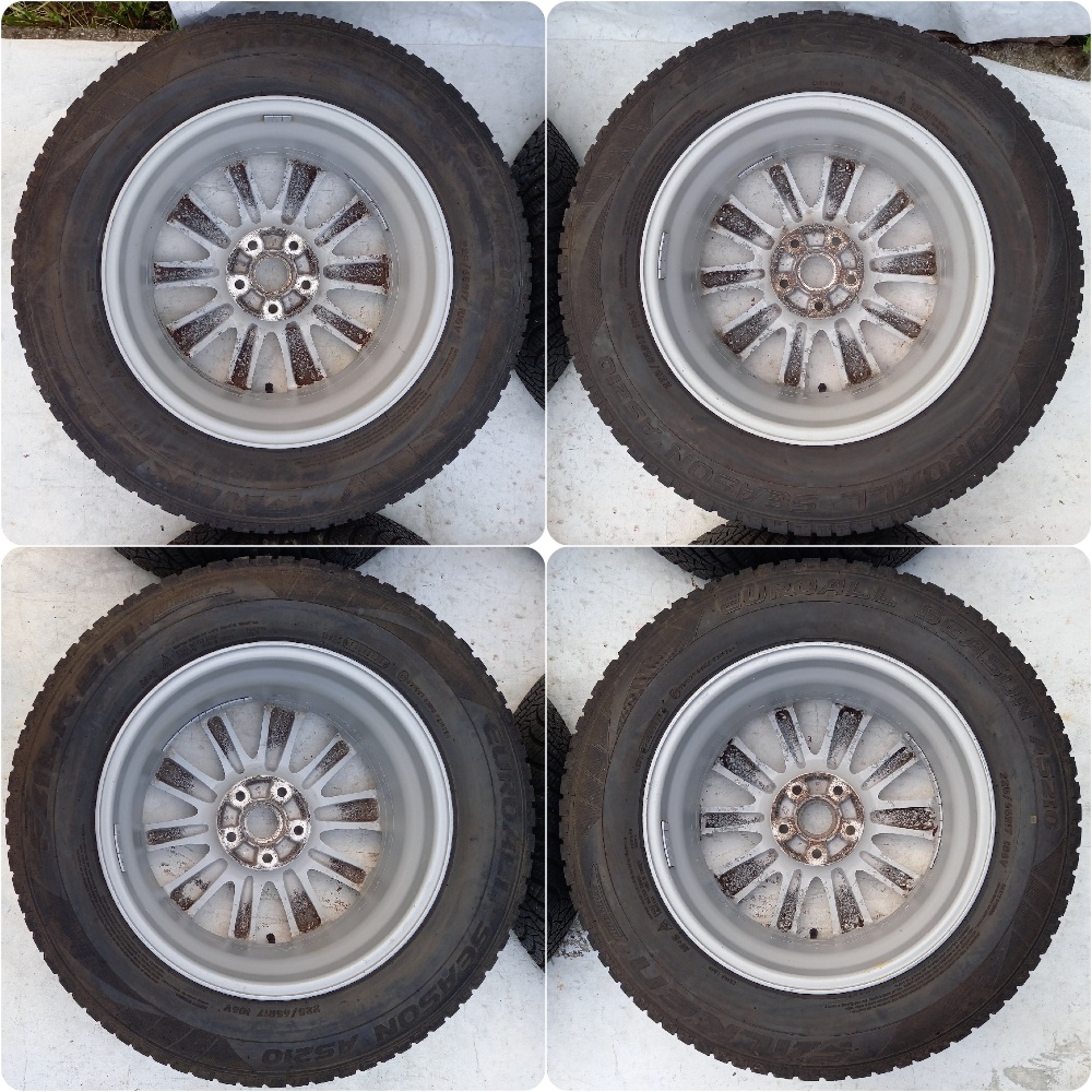 5x114.3 Originál Mazda Top Stav Pneu 225 65 R17 ZIMNÉ - 3