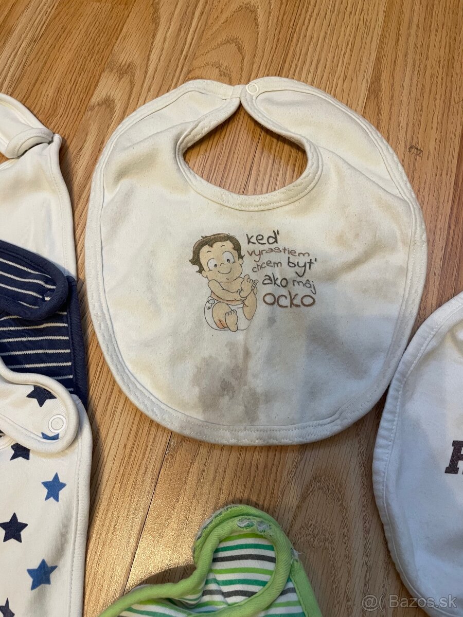 5x bavlnené Podbradníky - 3