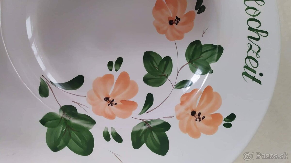 Ručne maľovaný tanier - 3