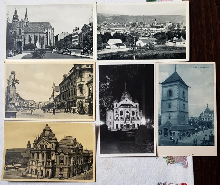 dobové pohľadnice miest a kroje - 3