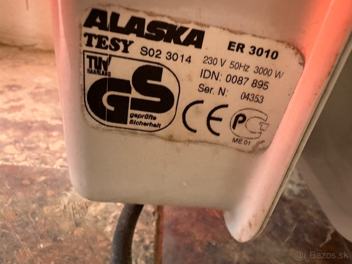 Olejový radiátor Alaska 3000 W - 3