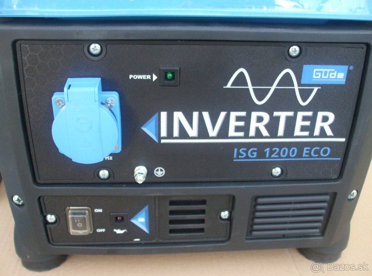 Inventorova elektrocentrala GUDE 1200W zanovna, aj na opravu - 3