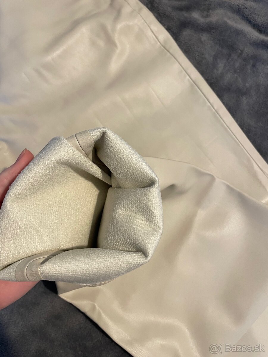 Dámske ZARA kožené nohavice - 3