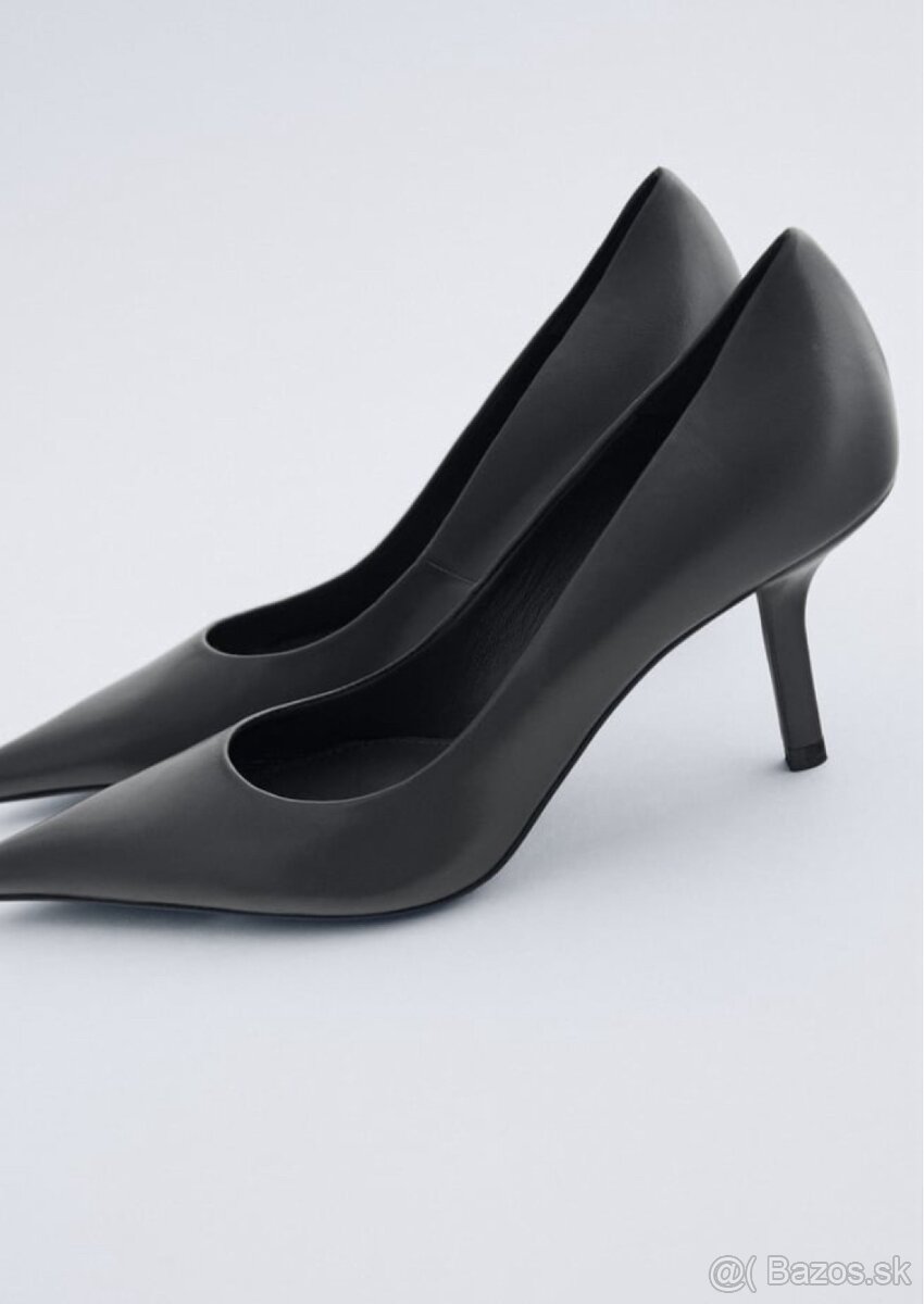 Kožené lodicky ZARA nové - 3