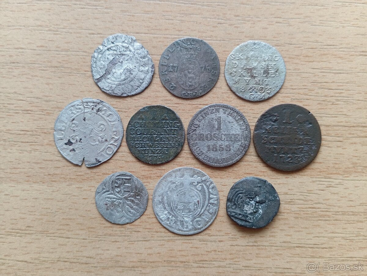Staré strieborné mince - 3