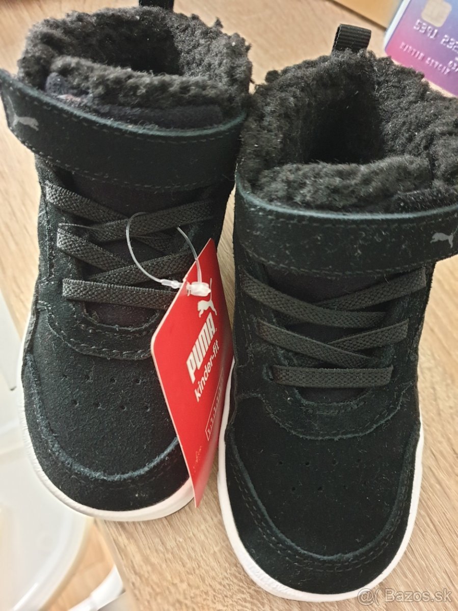 Puma kožené zateplené botasky - Nové - 3
