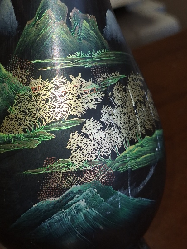 STARÁ VÁZA MAĽOVANÁ - 3