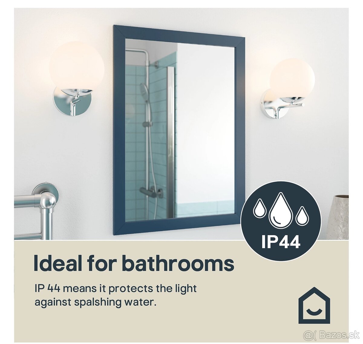 Kinkiet GoodHome Dorres E14 chrom - 3