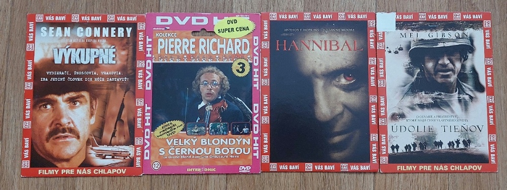 DVD filmy (kartón 0,50 €) - 3