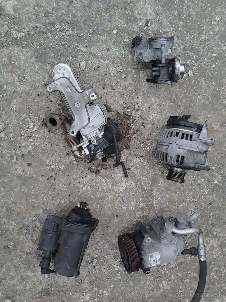 starter, klima, altrenator, filter, vaha, octavia II 1.9 tdi - 3