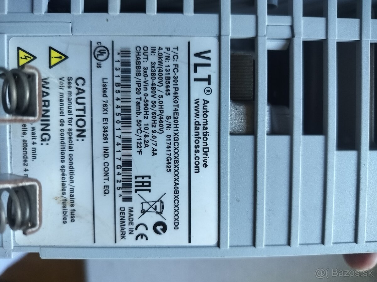 Frekvenčný menič Danfoss - 3
