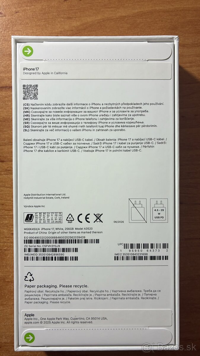 Apple iPhone 17 256 GB biely - 3