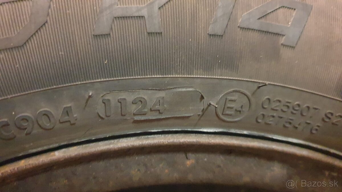 Škoda,VW,SEAT, 185/60 R14 - zimné pneu na diskoch 5x100 - 3