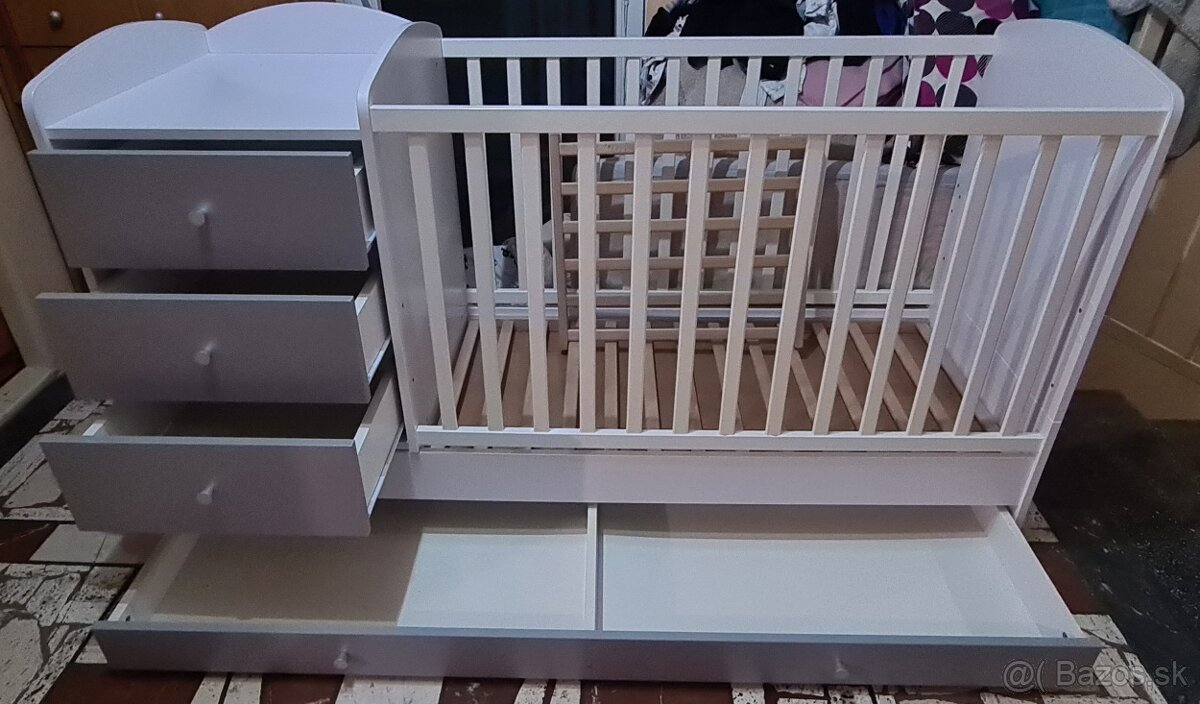 Detská postieľka kombi - 3