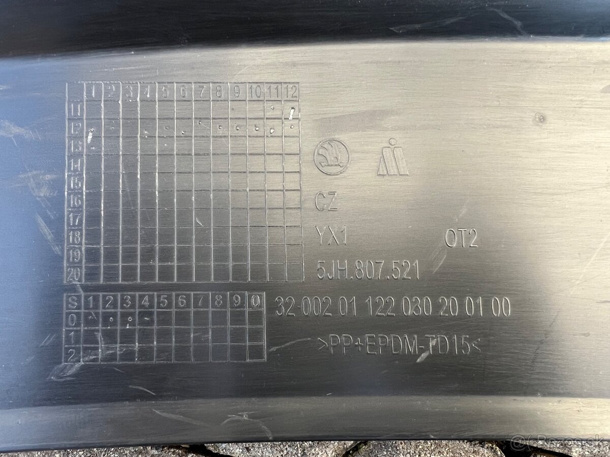 Spojler nárazníka Škoda rapid - 3