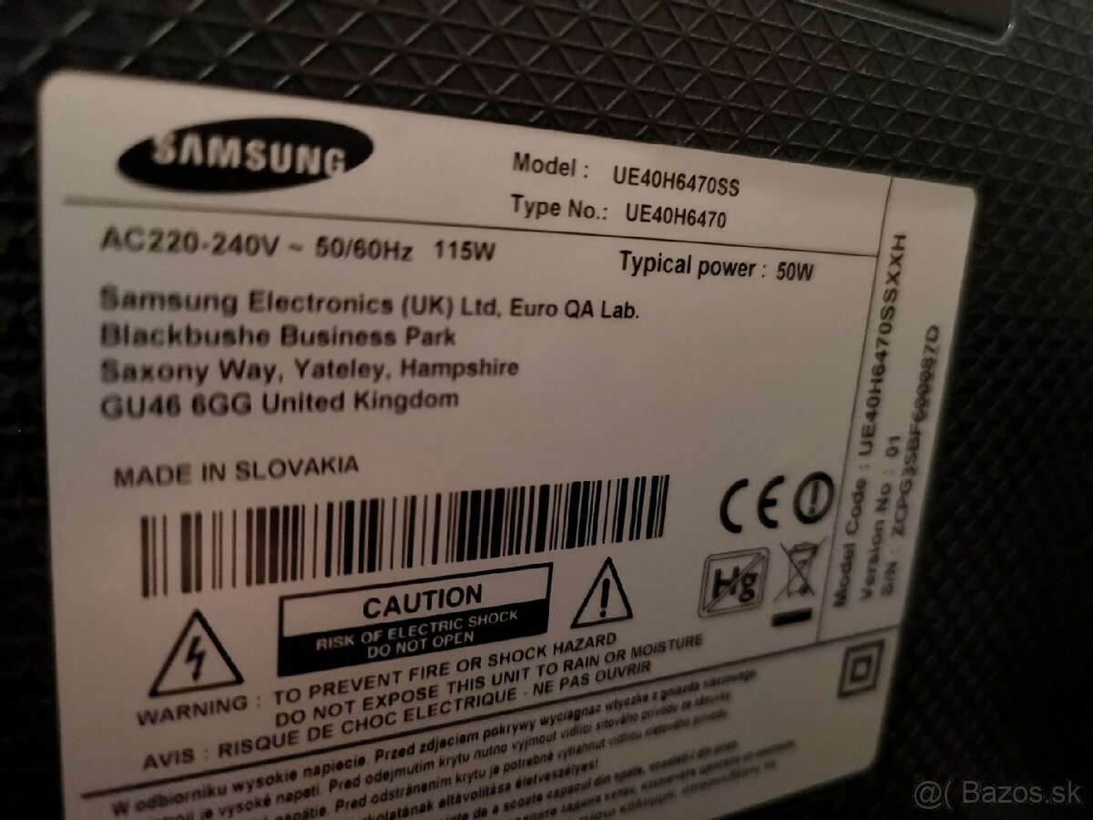 40" TV Samsung UE40H6470 - 3