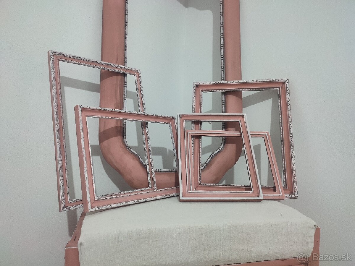 Zasielam kurierom Romantický set skrinka rámy na chalupu - 3