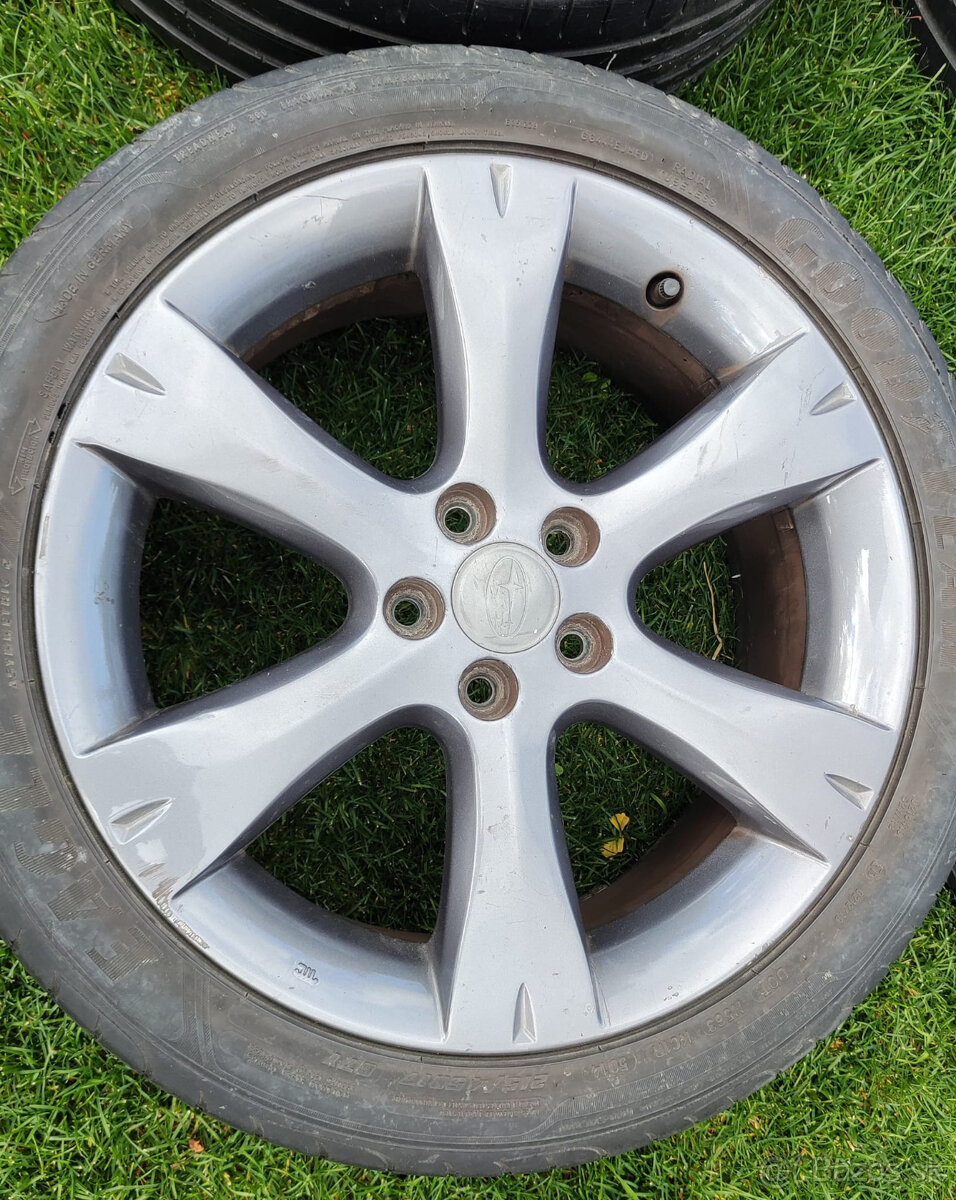 Predám sadu 4 ks originálne hliníkové disky SUBARU R17 - 3