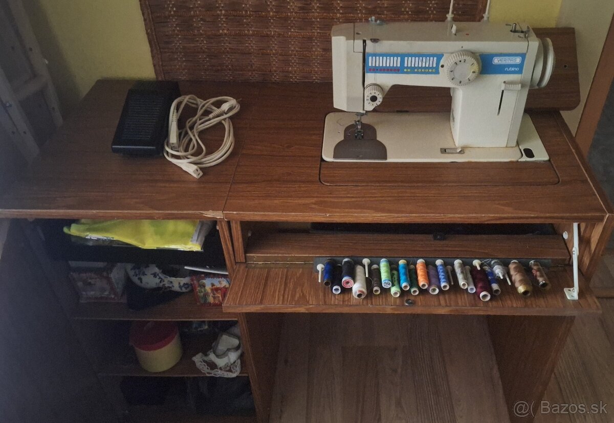 VERITAS RUBINA- šijací stroj so stolom - 3