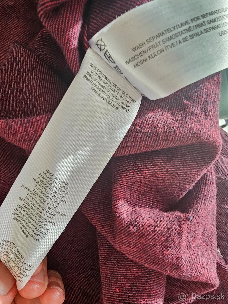 Pánska burgundy košeľa Timeout - 3