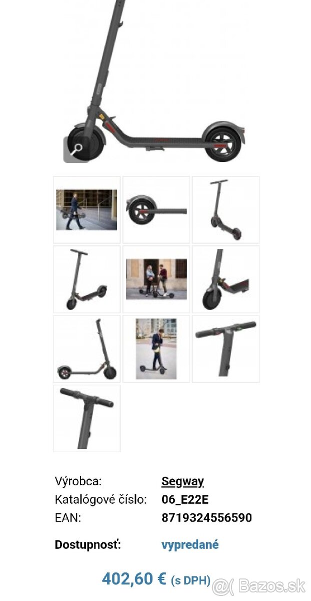 Elektrická kolobežka Segway Ninebot E22E - 3