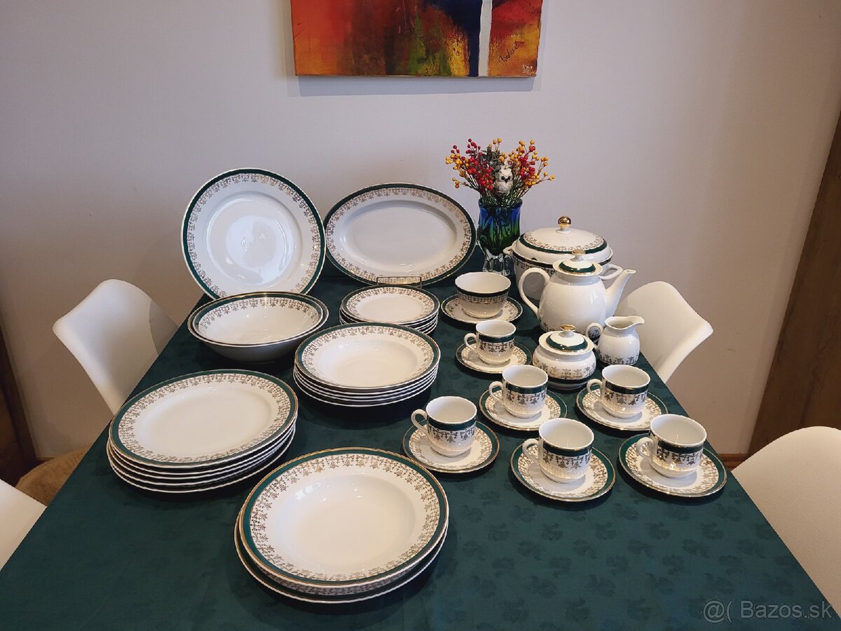 Porcelanová československá obedová sada - 3