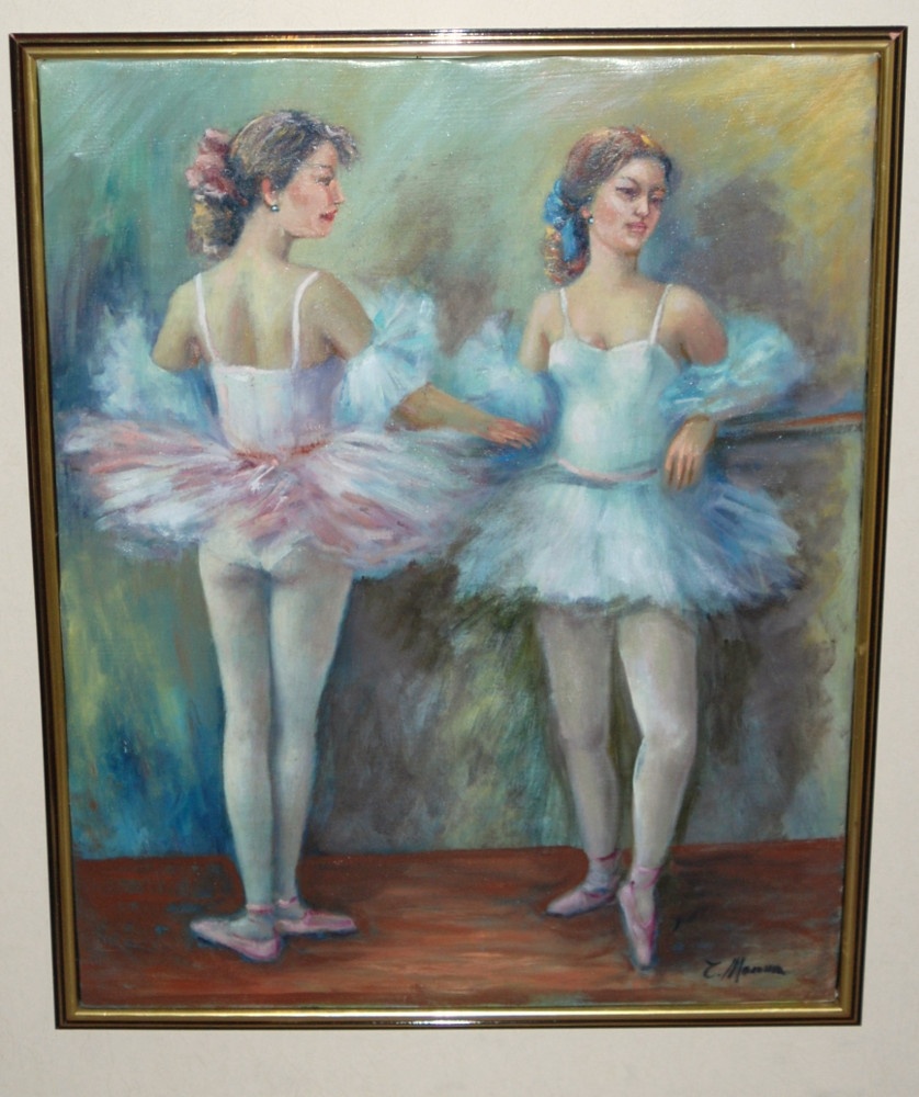 🎨 "Baletky" - Antonio Manna - Olejomaľba - 3