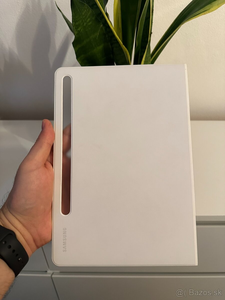 Priehľadné puzdro na Samsung Galaxy Tab S8 Note View biele - 3