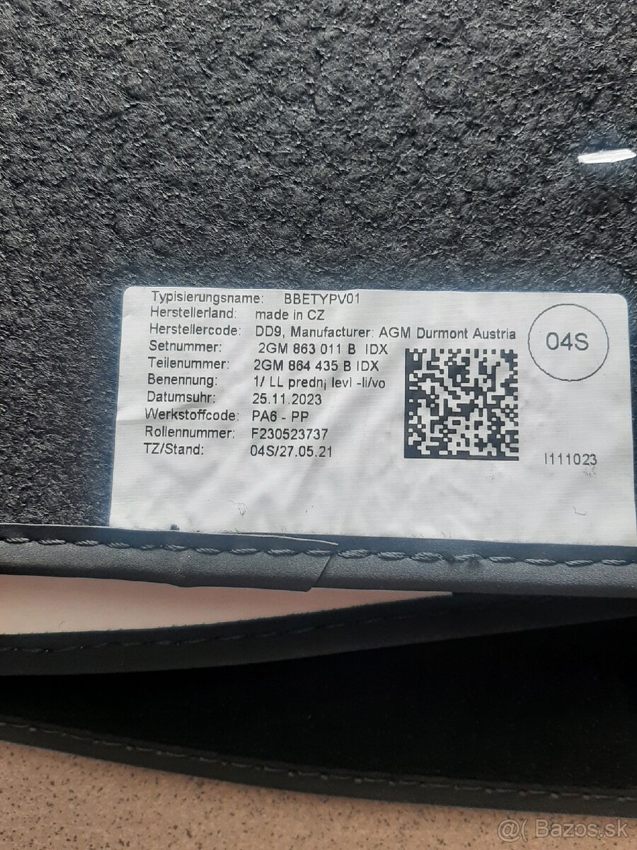 VW T-CROSS Velurové koberce - 3