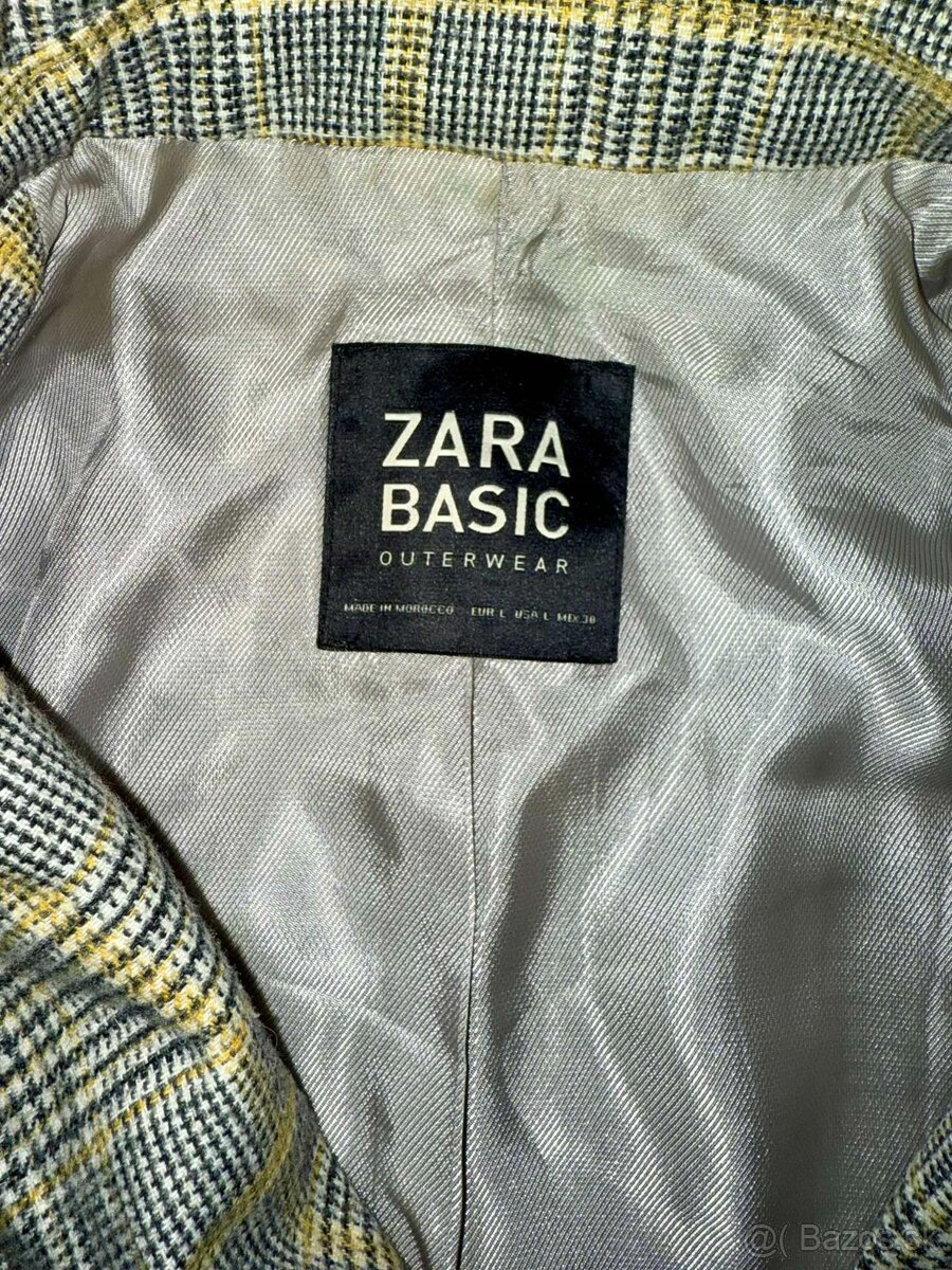 zara basic stylovy oversized kabat - 3