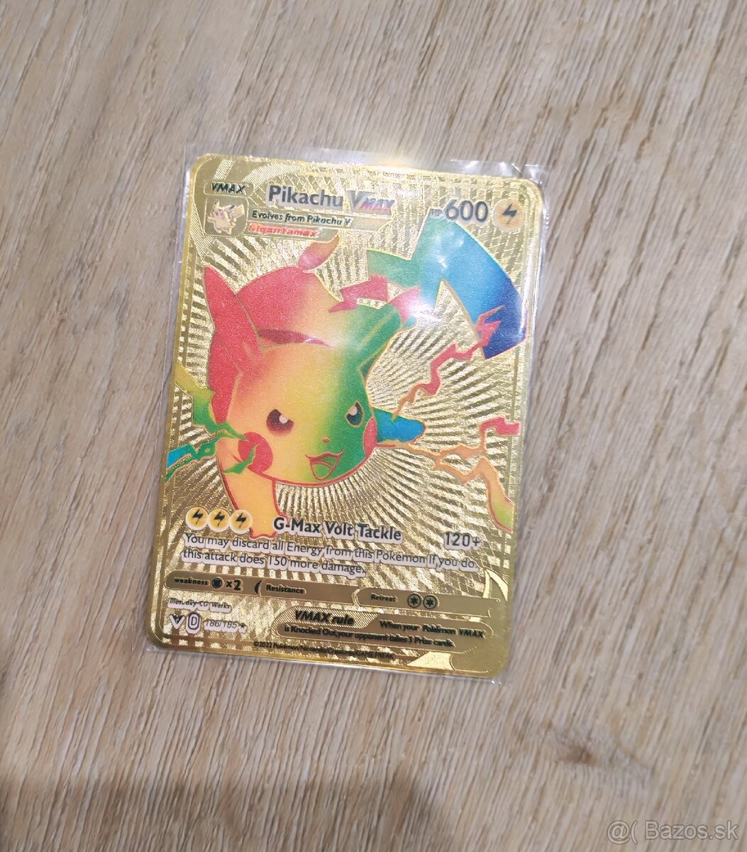 Kovové Pokémon karty - 3