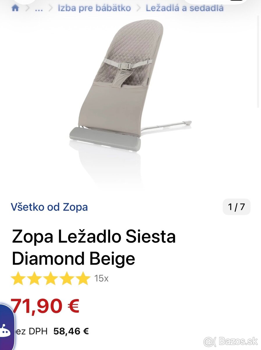 Kresielko Zopa pre bábätko - 3