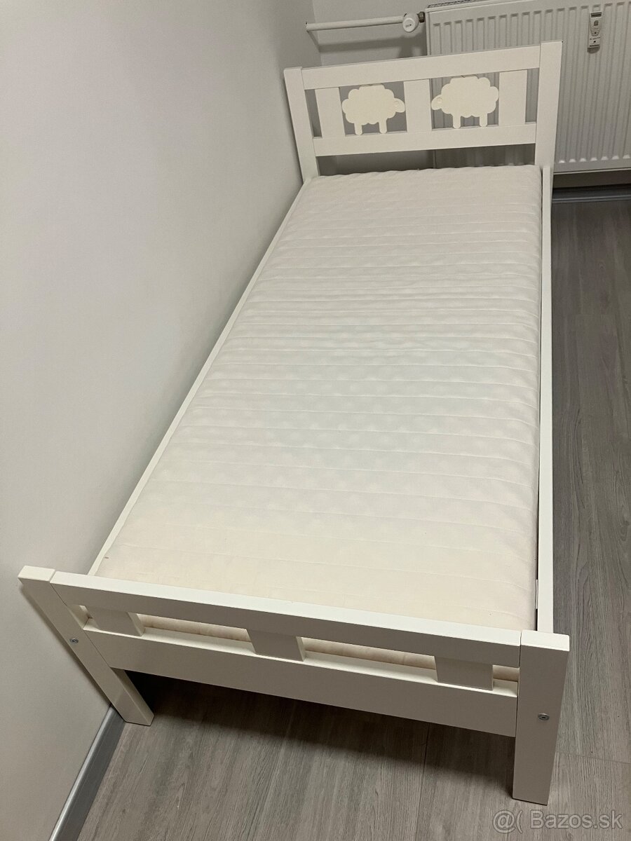 Predam bielu detskú posteľ IKEA - 3