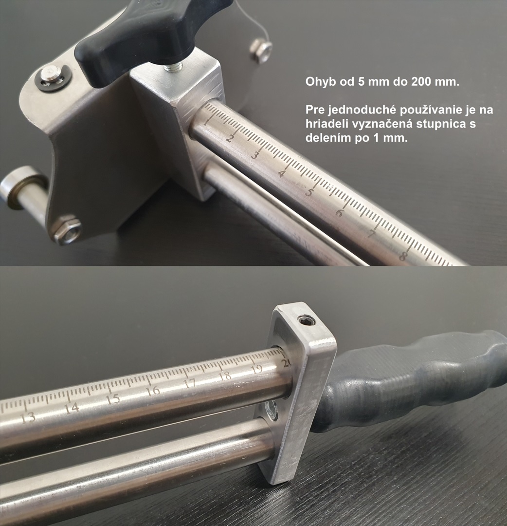 Rolovacia ohýbačka 200mm ohyb do 100° - 3