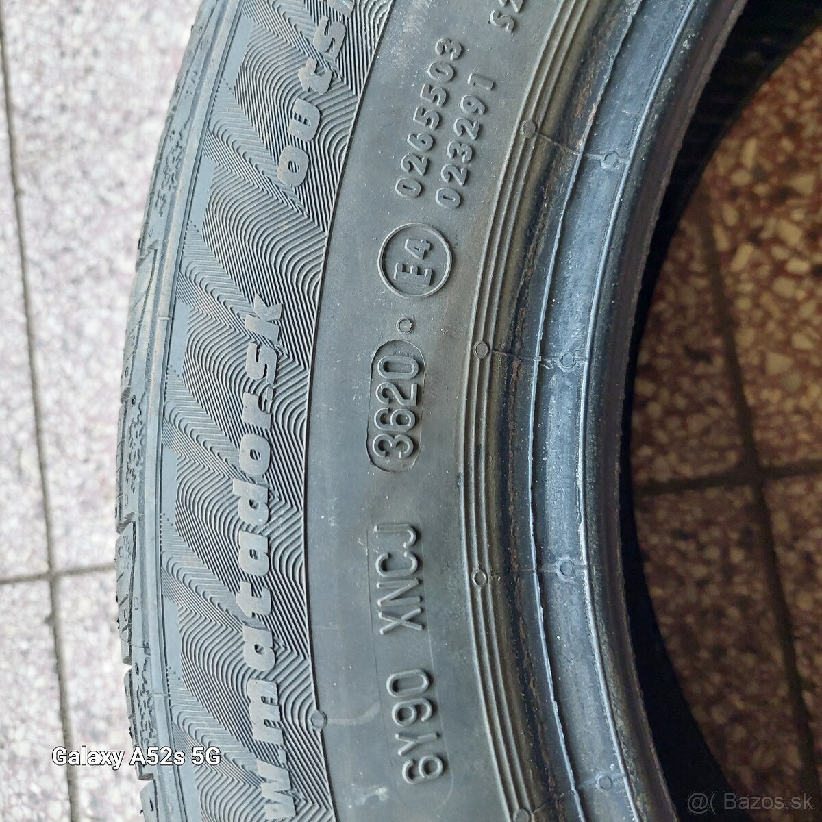 Predám zimné pneu 185/60R15 Matador - 3