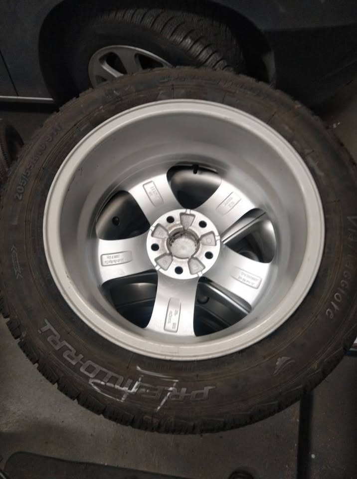 Alu 5 x 112 R 16 + zimné pneu pre SEAT, Škoda, VW. - 3