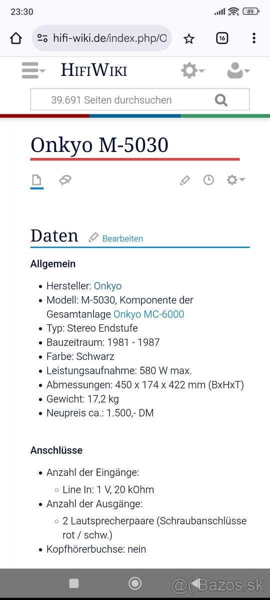 Onkyo Integra M-5030 - 3