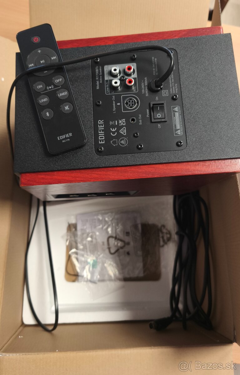 Edifier R1700BTs, reproduktory 2.0, hnedé - 3