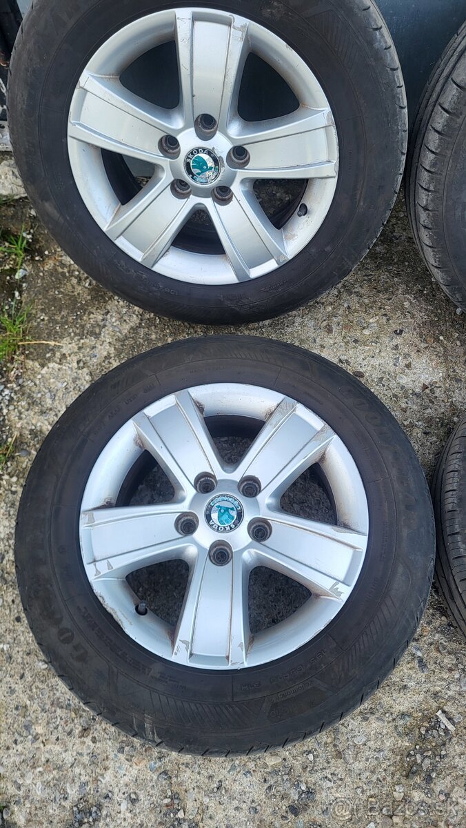 5x112 R15 Škoda disky - 3