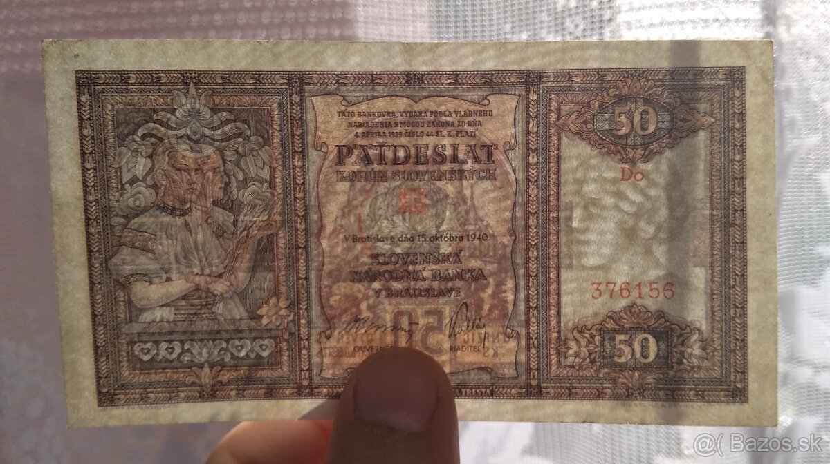 50 ks 1940 Slovenský štát - 3