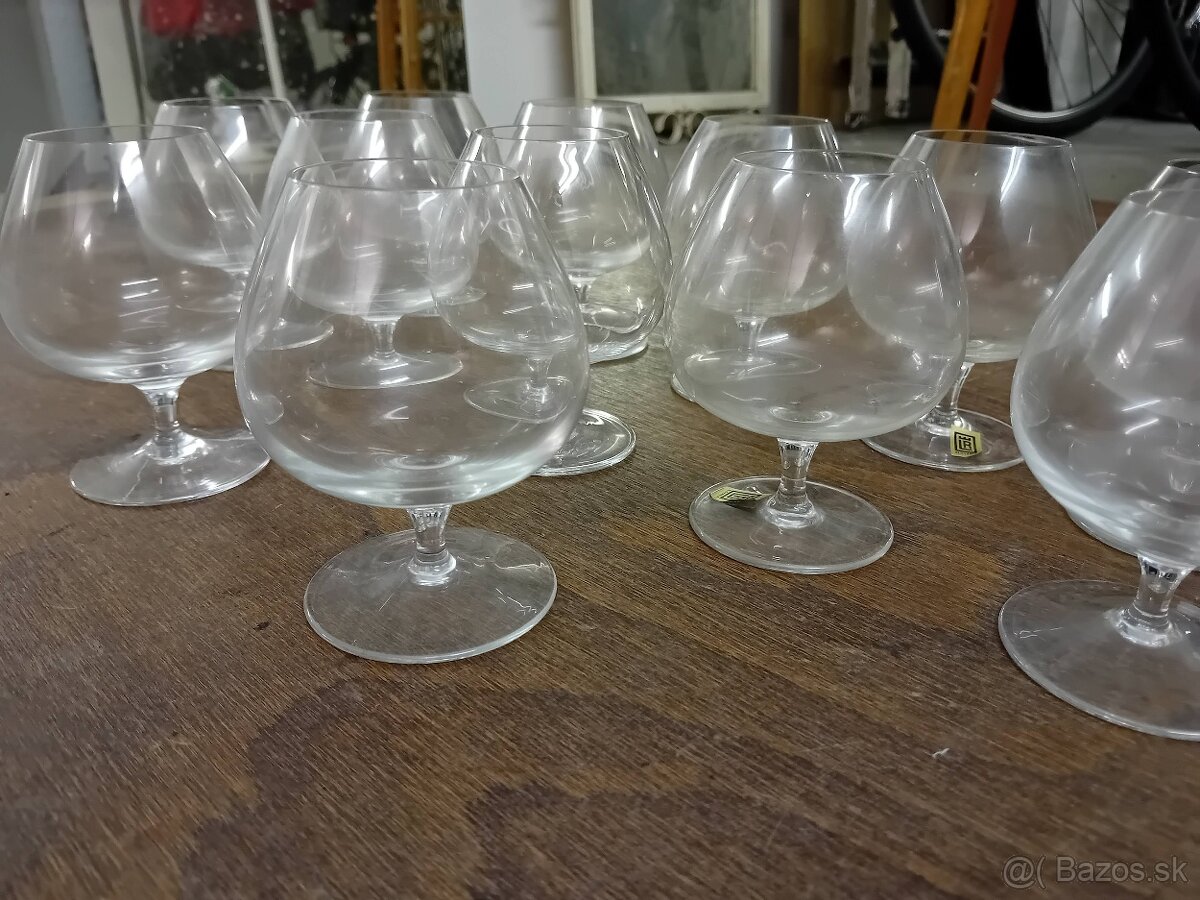 Sklenené poháre na koňak a iné - 3
