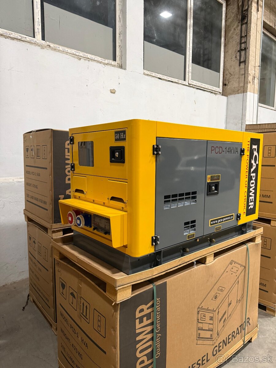 Elektrocentrála / Dieselový generátor PCA POWER 14 kVA - 3