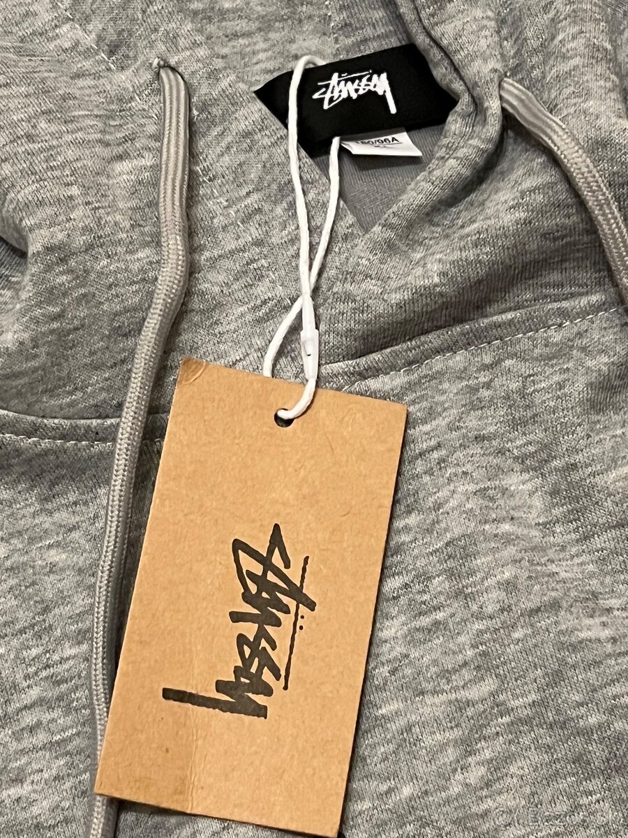 Stüssy šedá mikina - 3