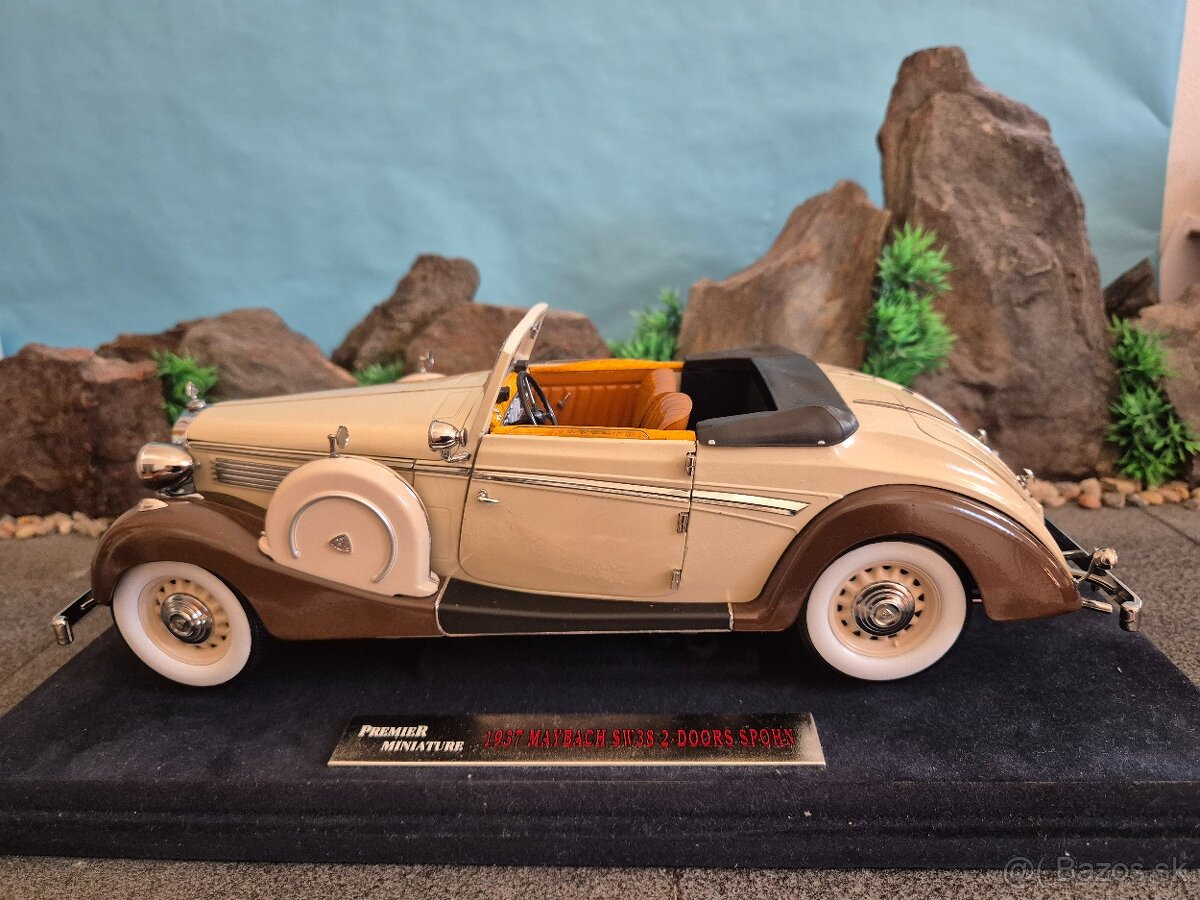 Prodám model 1:18 Maybach SW38 2 doors spohn - 3