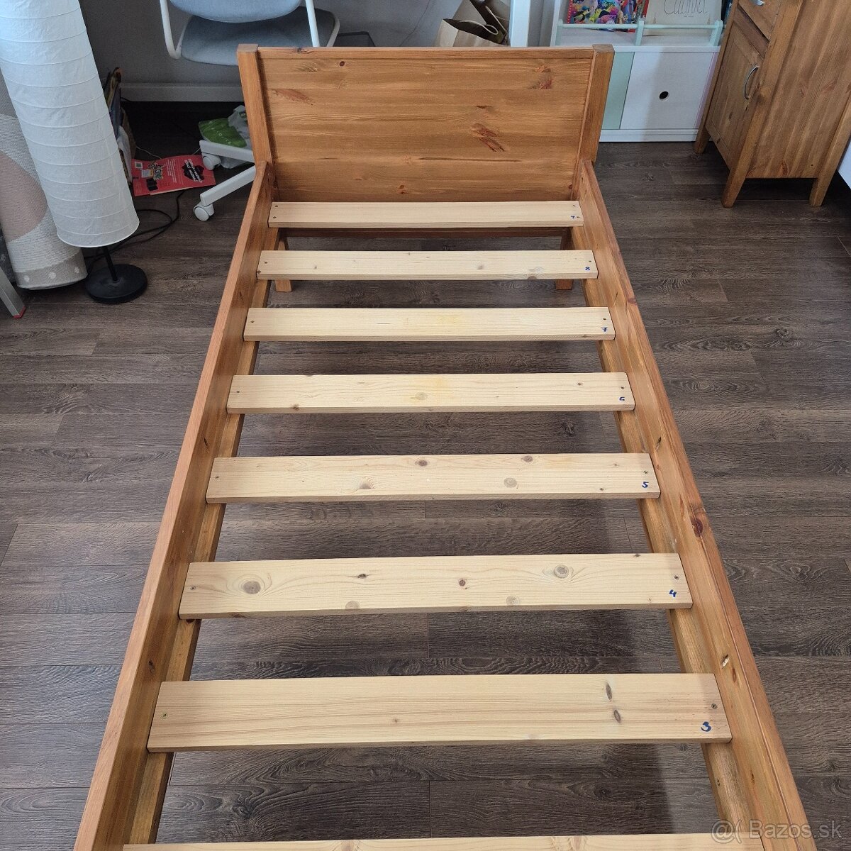 Rastúca drevená detská posteľ - 3