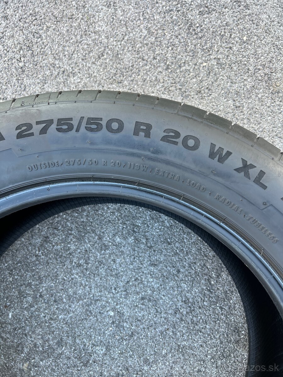 Letne pneumatiky 275/50 R20 Continental sport contact 5 M0 - 3