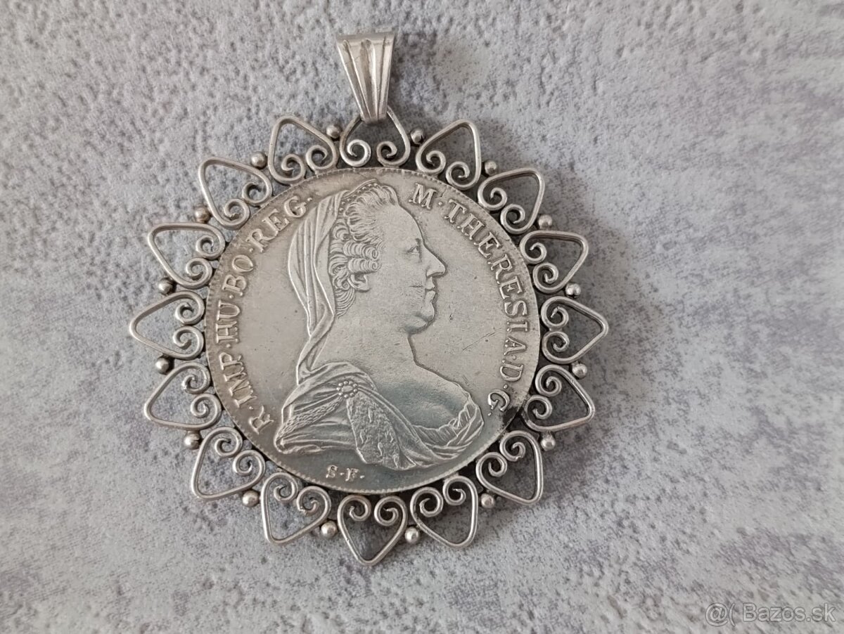 Tolar Marie Terezie(zřejmě novorazba), PUNC, AG, STRIBRO - 3